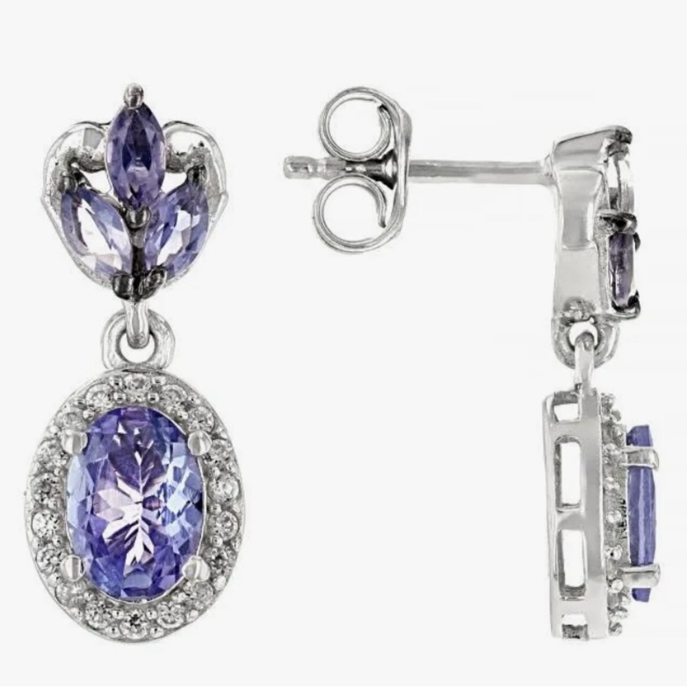 Tanzanite Dangle Earrings